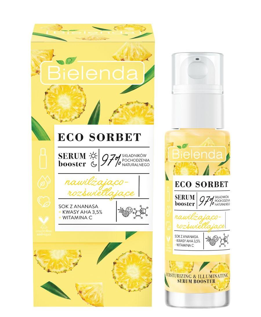 Сыворотка для лица Bielenda Eco Sorbet Pineapple "Увлажнение с эффектом осветления", 30 мл