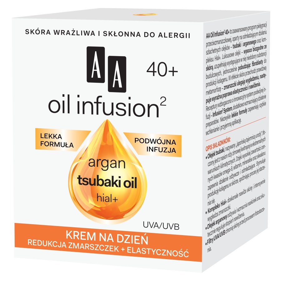 Дневной крем AA Oil Infusion2 40+ "Уменьшение морщин + Эластичность", 50 мл
