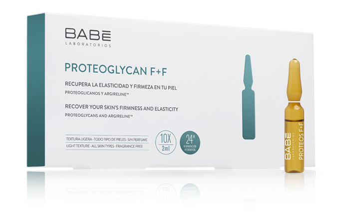 Концентрат Laboratorios BABE "Proteoglycan F+F" для эластичности и упругости кожи с лифтинг эффектом, 10 шт х 2 мл