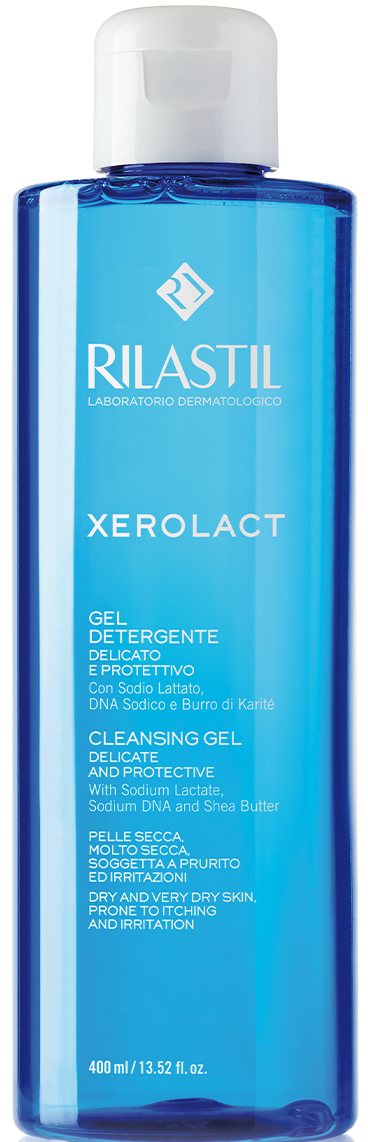 Мягкий очищающий защитный гель Rilastil Xerolact, 250 мл