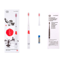 Электрическая звуковая зубная щетка CS Medica/Сиэс Медика SonicMax CS-167-W, белая